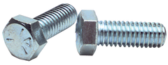 1-8 x 4-1/2 - Zinc Plated Heat Treated Alloy Steel - Cap Screws - Hex - Exact Industrial Supply