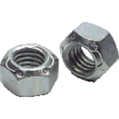 #10-24 - Zinc / Bright - Nylon Insert Stop Nut - Exact Industrial Supply