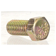 1/4″-20 × 5/8″ - Zinc / Yellow Plated Heat Treated Alloy Steel - Cap Screws - Hex - Exact Industrial Supply