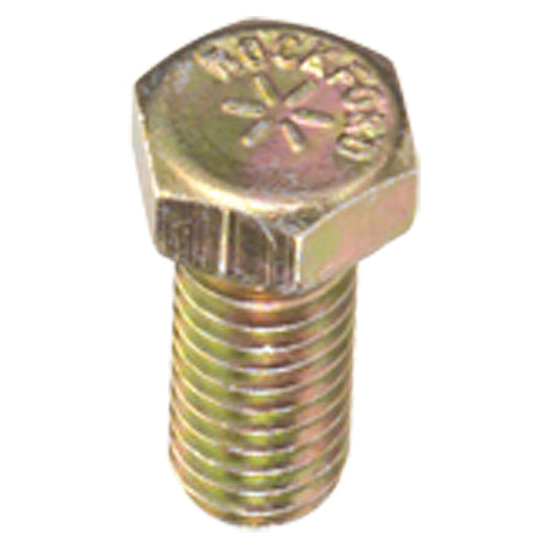 5/16″-18 × 3/4″ - Zinc / Yellow Plated Heat Treated Alloy Steel - Cap Screws - Hex - Exact Industrial Supply