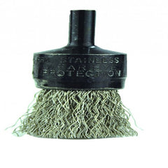‎3/4″ Diameter-1/4″ Shank-0.010″ Wire - End Brush - Exact Industrial Supply