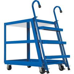 Stock Picker 3 Shelf 22 × 36 Poly/Steel - Exact Industrial Supply