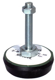 Machinery Mount - #2B 4-5/16'' Diameter - 16mm Bolt - Exact Industrial Supply