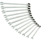 STEELMAN PRO 12-Piece Metric 144-Tooth Ratcheting Wrench Set - Exact Industrial Supply