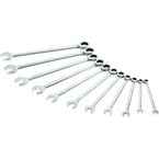 STEELMAN PRO 11-Piece Standard 144-Tooth Ratcheting Wrench Set - Exact Industrial Supply