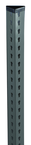 120" Heavy Duty, High Capacity Post of 14 GA Steel formed into 1-1/2 x 1-1/2" Angles Punched on 1-1/2" Centers - Exact Industrial Supply