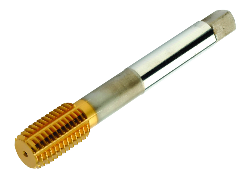 E8933/8 CoroTap 400 Forming Tap UNF 3/8x24 TiN - Titanium Nitride - Exact Industrial Supply