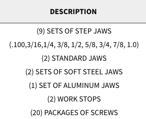Snap Jaws - Advanced 4" Set - Part #  4PKG-100 - Exact Industrial Supply