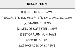 Snap Jaws - Advanced 8" Set - Part #  8PKG-100 - Exact Industrial Supply
