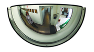 18" Half Dome Mirror -Polycarbonate Back - Exact Industrial Supply