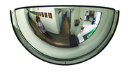 32" Half Dome Mirror -Polycarbonate Back - Exact Industrial Supply