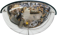 32" Half Dome Mirror-Hardboard Back - Exact Industrial Supply