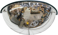 48" Half Dome Mirror-Hardboard Back - Exact Industrial Supply