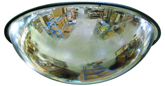 18" Full Dome Mirror With Plastic Back - Exact Industrial Supply