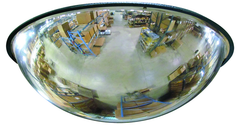 36" Full Dome Mirror- Hardboard Back - Exact Industrial Supply