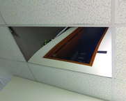 2' x 4' See-Through Mirror Ceiling Panel - Exact Industrial Supply