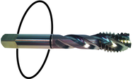 M8 x 1.25 Dia. - D5 - 3 FL - Std Spiral Flute Tap - Black Ring - Exact Industrial Supply