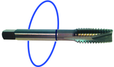 1-1/4-7 Dia. - H4 - 4 FL - Std Spiral Point Tap - Blue Ring - Exact Industrial Supply