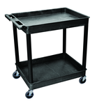 Utility Cart 2 Tub Shelves - 32" x 24" x 37-1/4" - Exact Industrial Supply