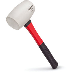 Tekton 16 Oz. White Rubber Mallet Fiberglass Handle - Exact Industrial Supply