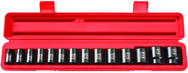 Tekton 1/2" Drive Shallow Impact Socket Set (Mm) - Exact Industrial Supply