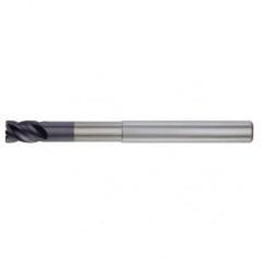 1/2x1/2x5/8x2-1/4x4 4FL Square Carbide End Mill-Weldon Shank-TiAlN - Exact Industrial Supply