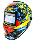 #41289 - Solar Powered Auto Darkening Welding Helment; Forge Head Graphics - Exact Industrial Supply