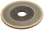 7 x 1/2 x 1-1/4" - 120 Grit - 75 Concentration - Type 1A1 Diamond Straight Wheel - Exact Industrial Supply