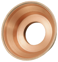 3-3/4 x 1-1/2 x 1-1/4" - 100 Grit - 75 Concentration - Diamond Cut Wheel - Exact Industrial Supply