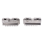 Hard Master Jaws for Scroll Chuck 8" 2-Jaw 2 Pc Set - Exact Industrial Supply