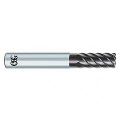 6mm x 6mm x 13mm x 50mm 6Fl 0.5mm C/R Carbide End Mill - EXO - Exact Industrial Supply