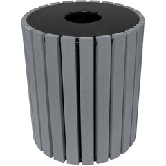 Trash Receptical Poly Round 49 Gal-Char - Exact Industrial Supply