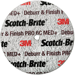 Scotch-Brite Deburr and Finish PRO Unitized Wheel 12″ × 1/2″ × 5″ 6C MED+ Restricted