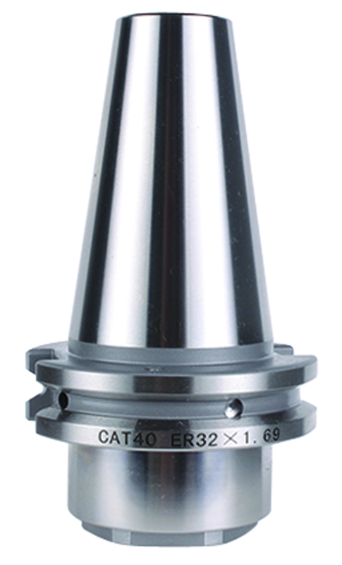 CAT40 x ER32 x 1.69" Balanced G.25 @ 20,000 RPM Coolant thru the spindle and DIN AD+B thru flange capable ER Collet Chuck - Exact Industrial Supply