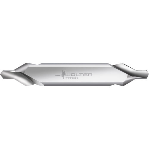 3.15 mm × 50 mm OAL 60 Degree HSS Form A Center Drill Bright - Exact Industrial Supply