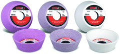 4/3 x 1-1/2 x 1-1/4" - Aluminum Oxide (PA) / 46K Type 11 - Tool & Cutter Grinding Wheel - Exact Industrial Supply