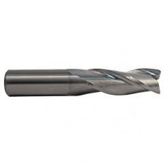 3/8 TuffCut Std. Length Center Cutting 3 Fl End Mill TiCN Coated - Exact Industrial Supply