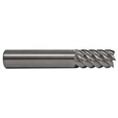 11mm TuffCut SS 6 Fl High Helix TiN Coated Non-Center Cutting End Mill - Exact Industrial Supply