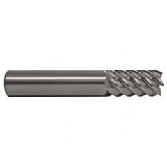22mm TuffCut SS 6 Fl High Helix TiN Coated Non-Center Cutting End Mill - Exact Industrial Supply