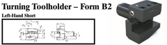 VDI Turning Toolholder - Form B2 (Left-Hand Short) - Part #: CNC86 22.5032 - Exact Industrial Supply