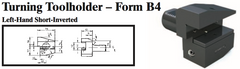 VDI Turning Toolholder - Form B4 (Left-Hand Short-Inverted) - Part #: CNC86 24.3020.1 - Exact Industrial Supply