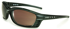 Livewire Matte Black Frame - Gray Lens Safety Glasses - Exact Industrial Supply