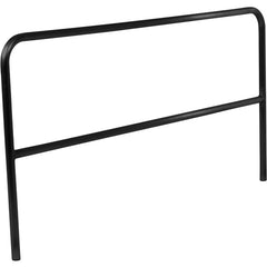 Steel Pipe Safety Railing 84″ Length Black