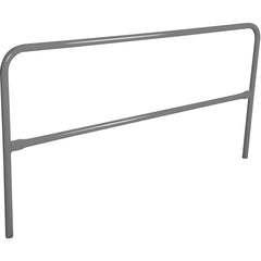 Steel Pipe Safety Railing 84″ Length Gray
