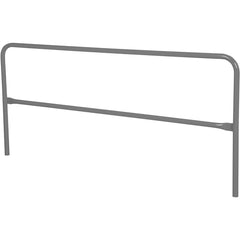 Steel Pipe Safety Railing 96″ Length Gray