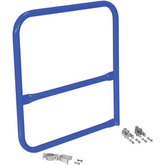 Blue Pipe Safety Railing Gate-B Shaped 36 × 36