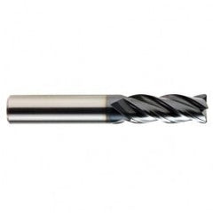 1/2 x 1/2 x 1 x 3 4Fl .060 C/R Carbide End Mill - TiALN - Exact Industrial Supply