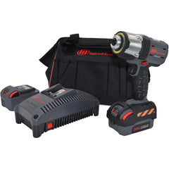 W5133P-C1D2-K22 20V Mid-torque 3/8″ Drive Cordless Impact Wrench Kit, Hazardous Environment, 550 ft-lbs Nut-busting Torque, 2 Batteries and Charger, Pin Retainer, Standard Anvil