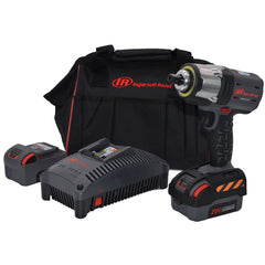 W5153P-C1D2-K22 20V Mid-torque 1/2″ Drive Cordless Impact Wrench Kit, Hazardous Environment, 550 ft-lbs Nut-busting Torque, 2 Batteries and Charger, Pin Retainer, Standard Anvil