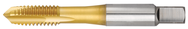 1/2-13 H3 3 Flute HSSCo Plug Spiral Point Tap-TiCN - Exact Industrial Supply